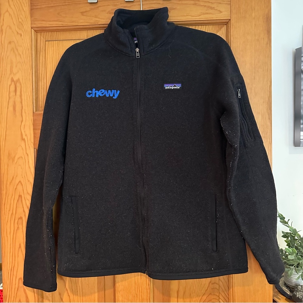 Patagonia Better Sweater Black Full-Zip Jacket, Size Large